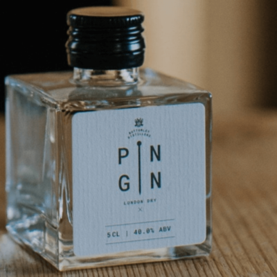 Pin London Dry Miniaturegin